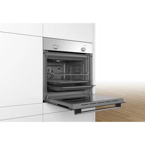 Bosch | HBF010BR1S | Oven | 66 L | A | Multifunctional | Manual | Height 59.5 cm | Width 59.4 cm | Stainless steel - 4